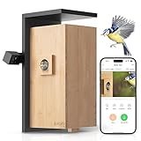 Birdfy Nistkasten mit Dual Kameras - Smart Vogelhaus mit Doppelkamera 1080P Automatische Aufzeichnung Vogel Nester, Schlüpfen, Fütterung, KI-Erkennung des Vogelverhaltens, Vogelbeobachtung in Echtzeit